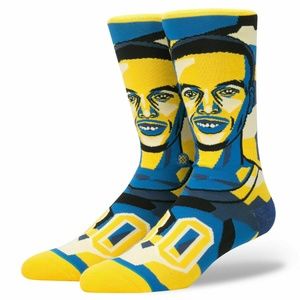 Stance Men's Mosaic Curry Crew Sock Large (9-12)